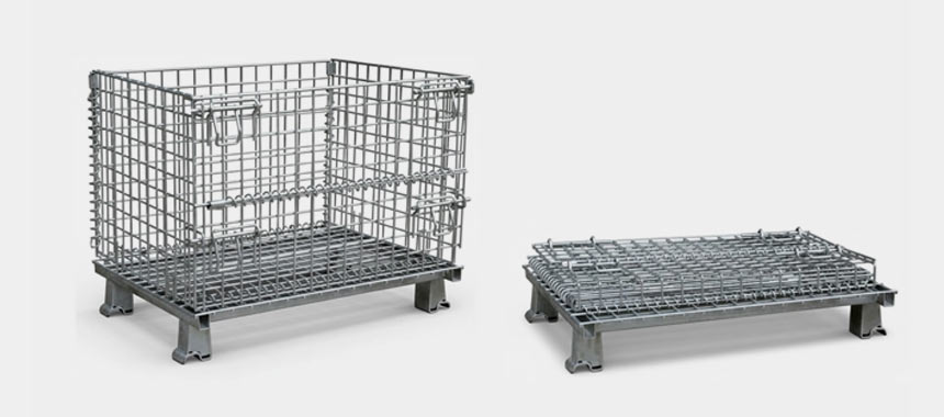 Foldable Wire Mesh Pallet Manufacturers in India 